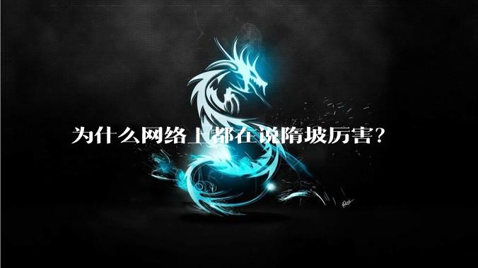 为什么网络上都在说隋坡厉害？